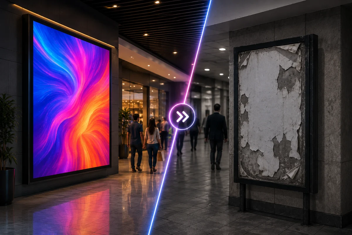 Indoor LED Screens Are Replacing Traditional Signage