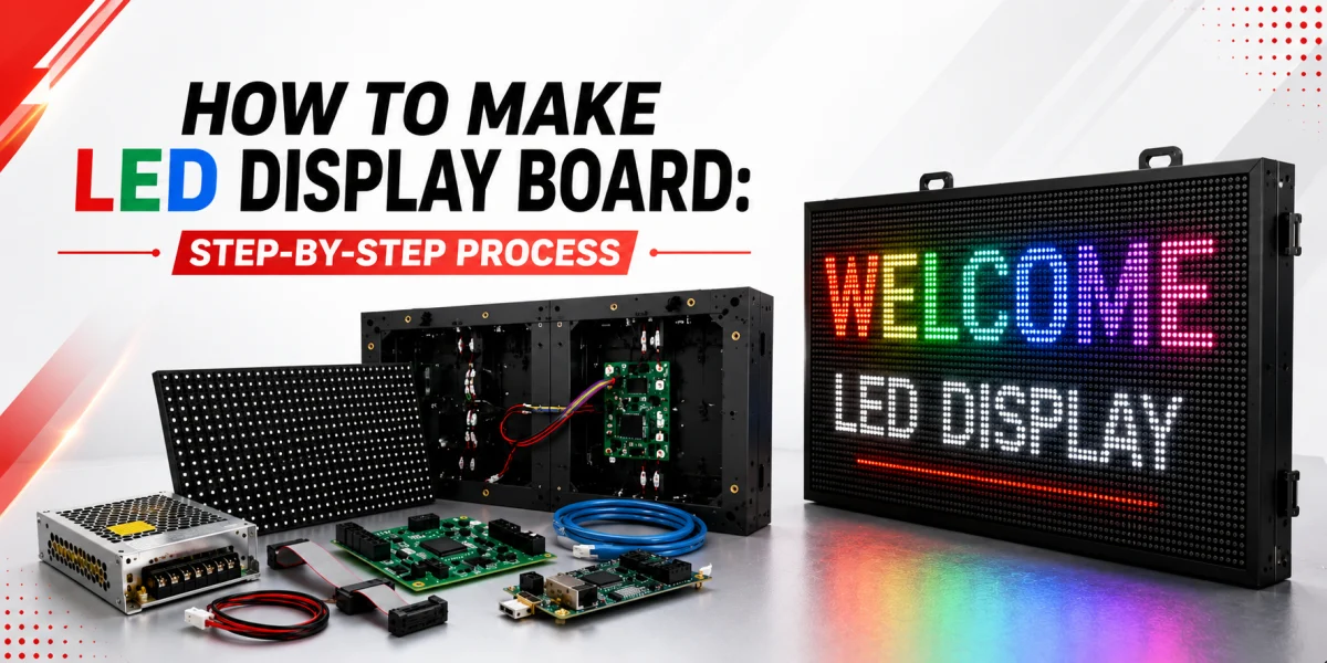 LED Display Board: Step-by-Step Process