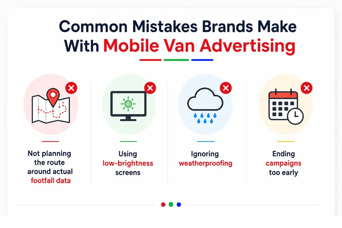 Common Mistakes Brands Make With Mobile Van Advertising